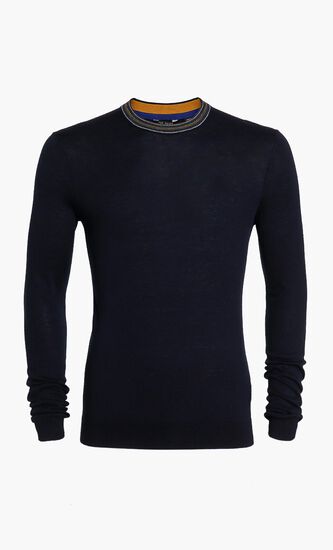 Crew Neck Plain Jumper