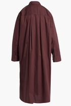COTTON POPLIN SHIRT DRESS