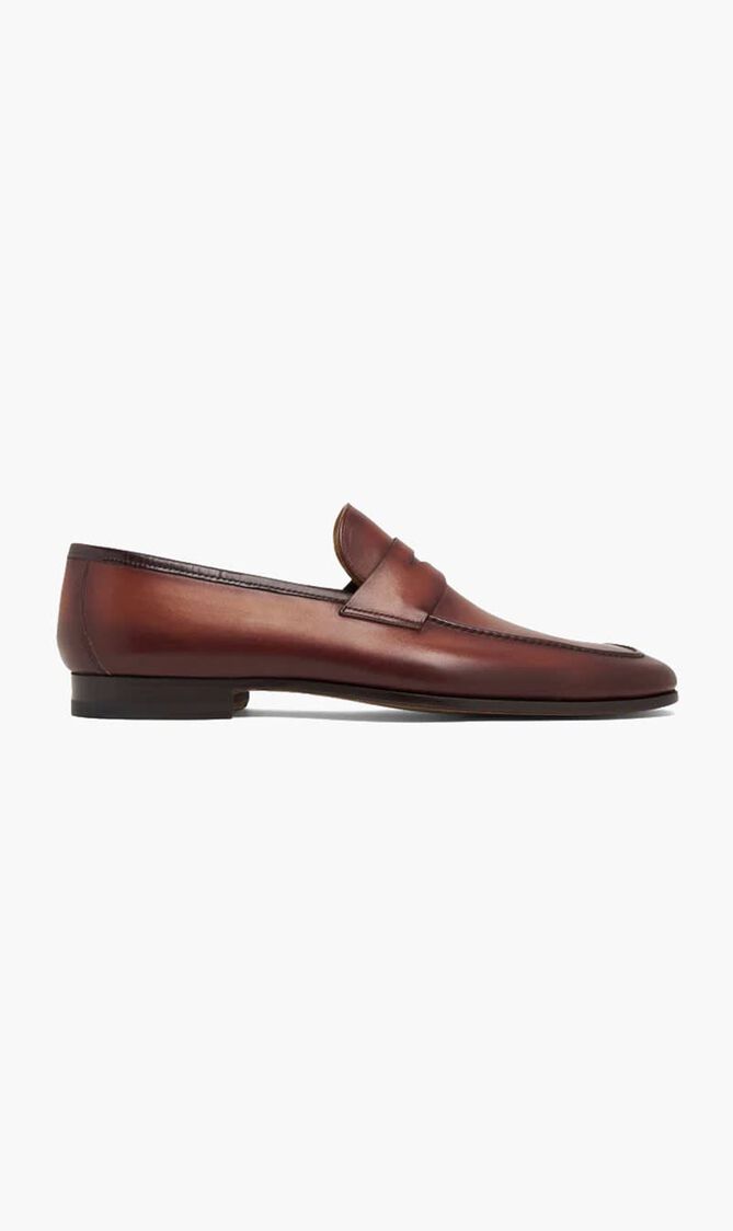 Leather loafers