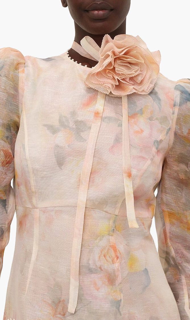 CRUSH FLOWER MINI DRESS
