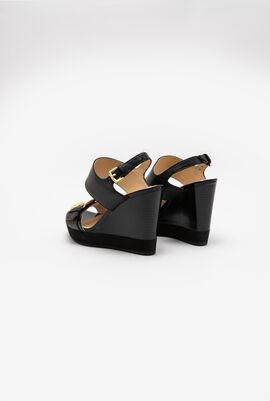 Janira Leather Wedge Sandals