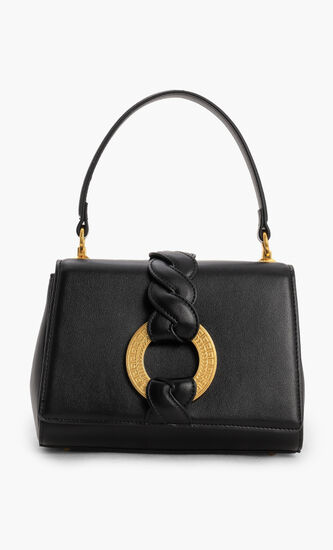 Konstantina Leather Flap Bag
