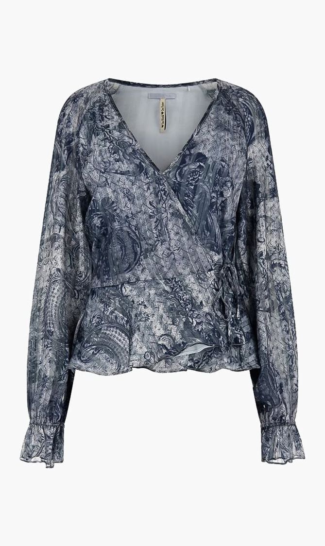 V Neck Georgette Blouse