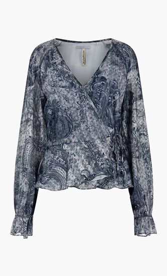 V Neck Georgette Blouse