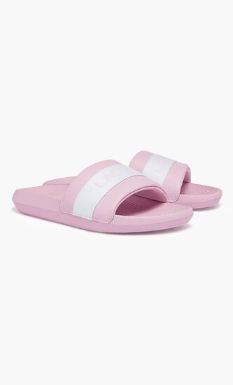 CROCO SLIDE 0722 1 CFA LT PNK WHT