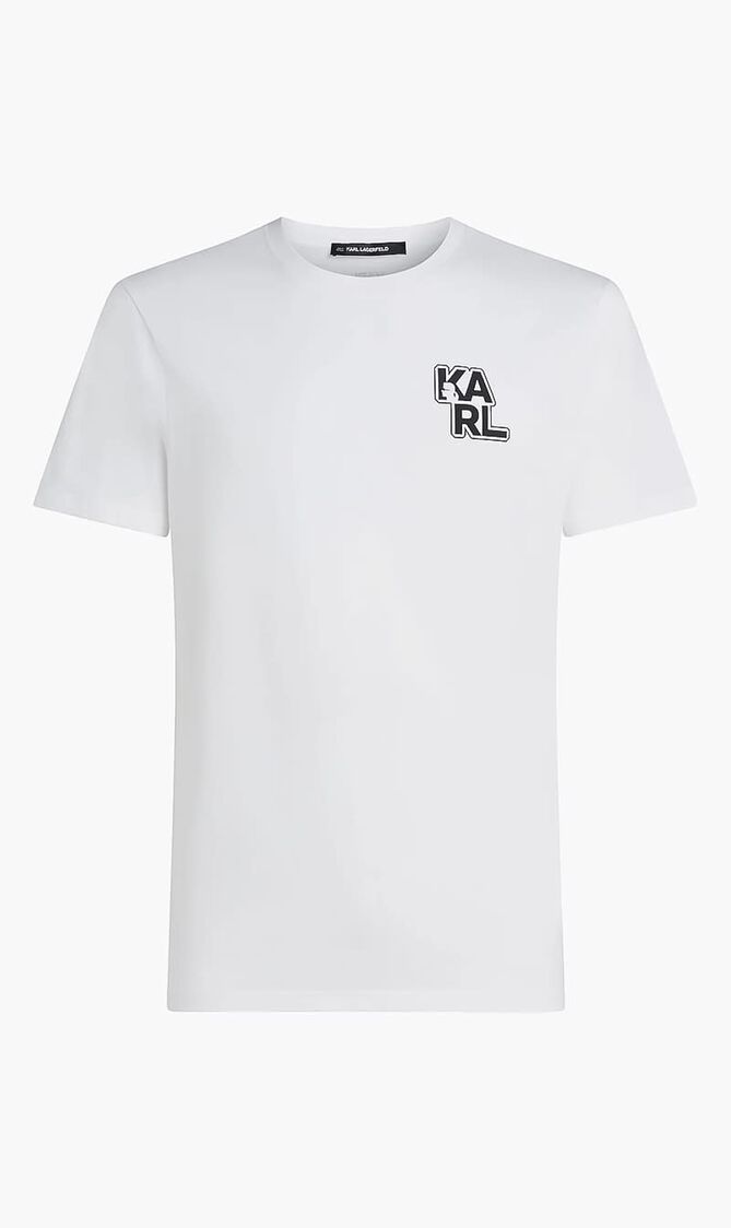 Varsity Print T Shirt