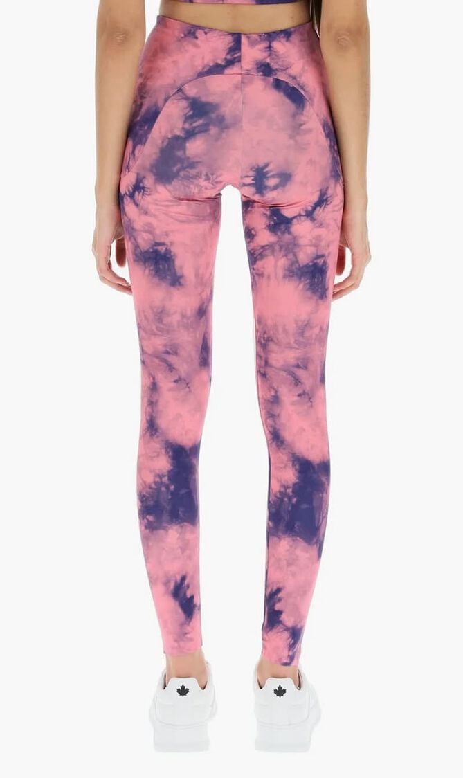 TIE DYE LEGGINS PINK BLUE