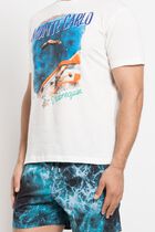 T-shirt with Monte Carlo Print