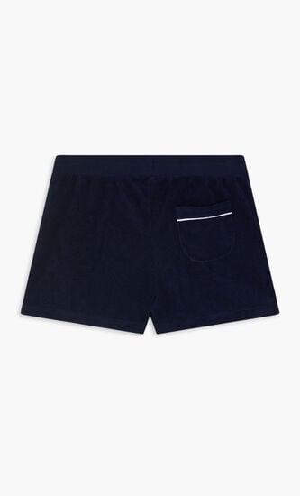 SHORT WITH CONTRAST PIPING