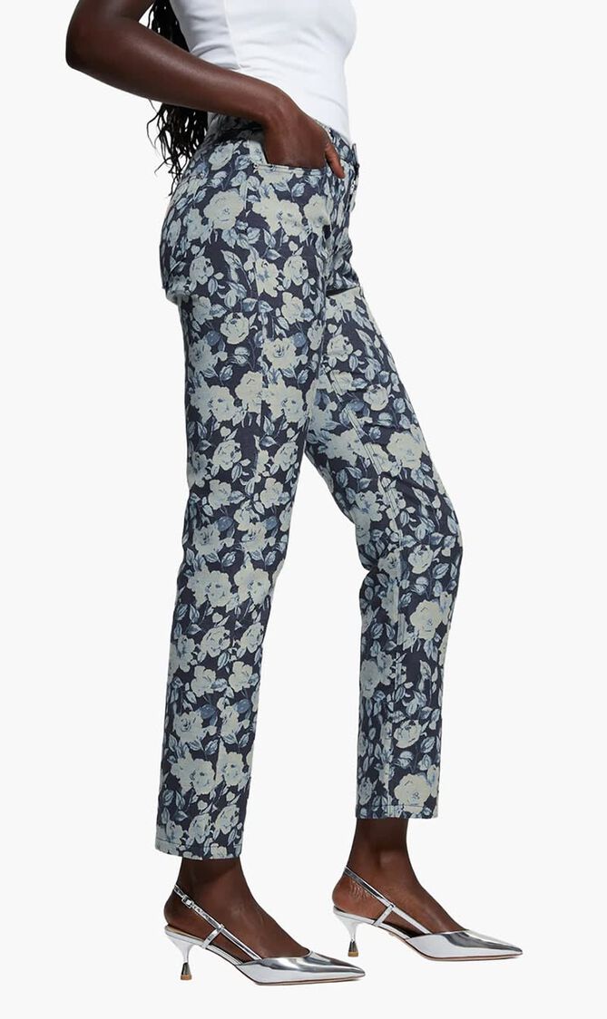 Floral Girly Jacquard Pant