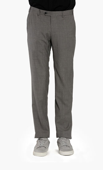 Slim Fit Checked Trouser
