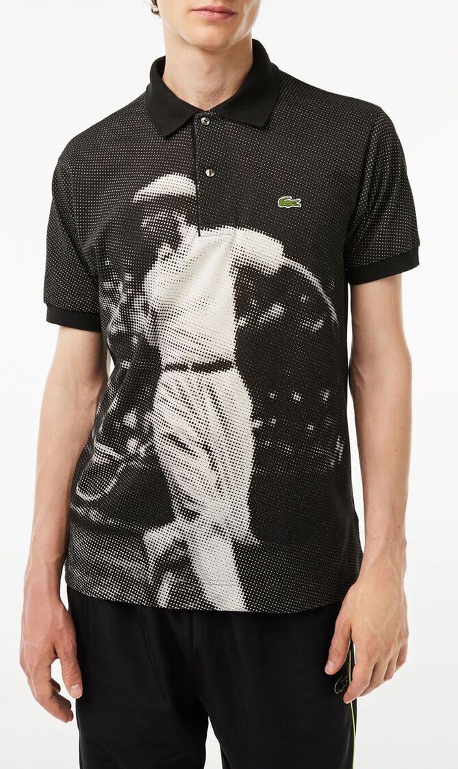 SHORT SLEEVED RIBBED COLLAR SHIRT