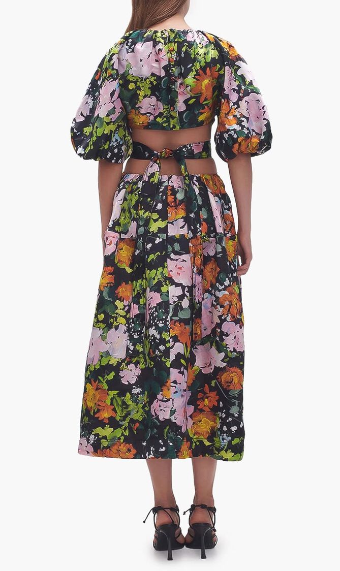 MIMOSA CUT OUT MIDI DRESS