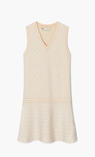 T Monogram Tech Knit Dress