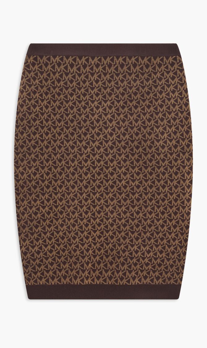 All Over Logo Print Skirt