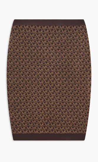 All Over Logo Print Skirt
