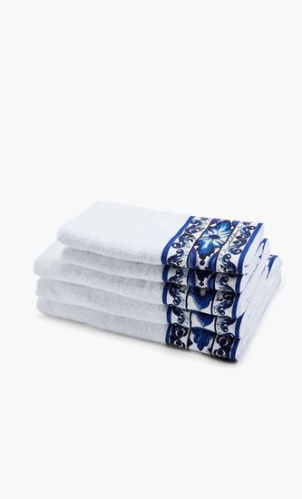 DGA MEDITERRANEAN BLUE 5 PIECES BATH TOWELS SET