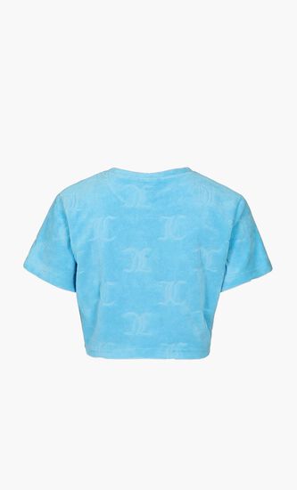 Sophie Towelling Cropped T-shirt