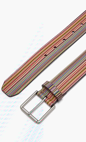 MEN BELT EMBOSSED MULTI