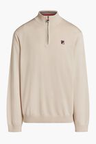 ALESI KNIT 14 ZIP RIBBED COLLAR W