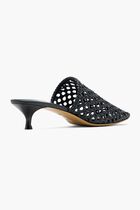 KITTEN MULE WOVEN LEATHER