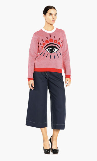 Eye Crew-Neck Sweater