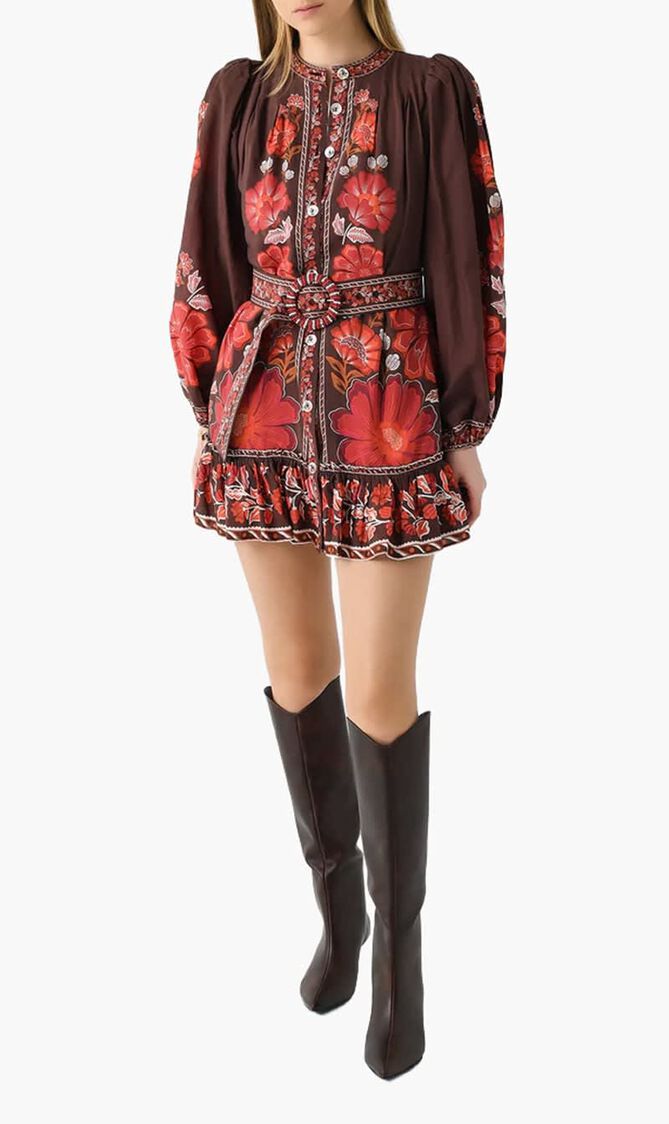 Gigi Tapestry Mini Dress
