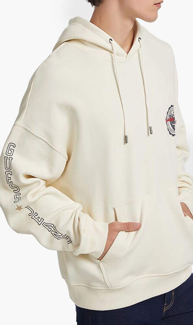 Cotton Sweatshirt with Hood