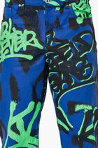 KLJ RELAXED GRAFFITI DENIM
