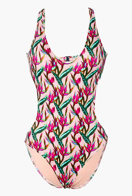 Fidji Mini Paradise 3D Bustier One-piece Swimsuit