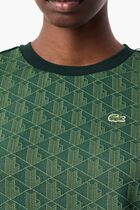 Slim Fit Monogram Jacquard T Shirt