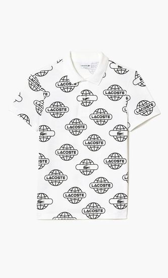SHORT SLEEVED RIBBED COLLAR SHIRT