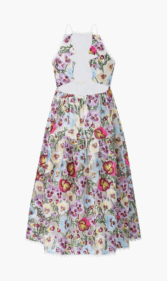 Claudia Embroidered Maxi Dress