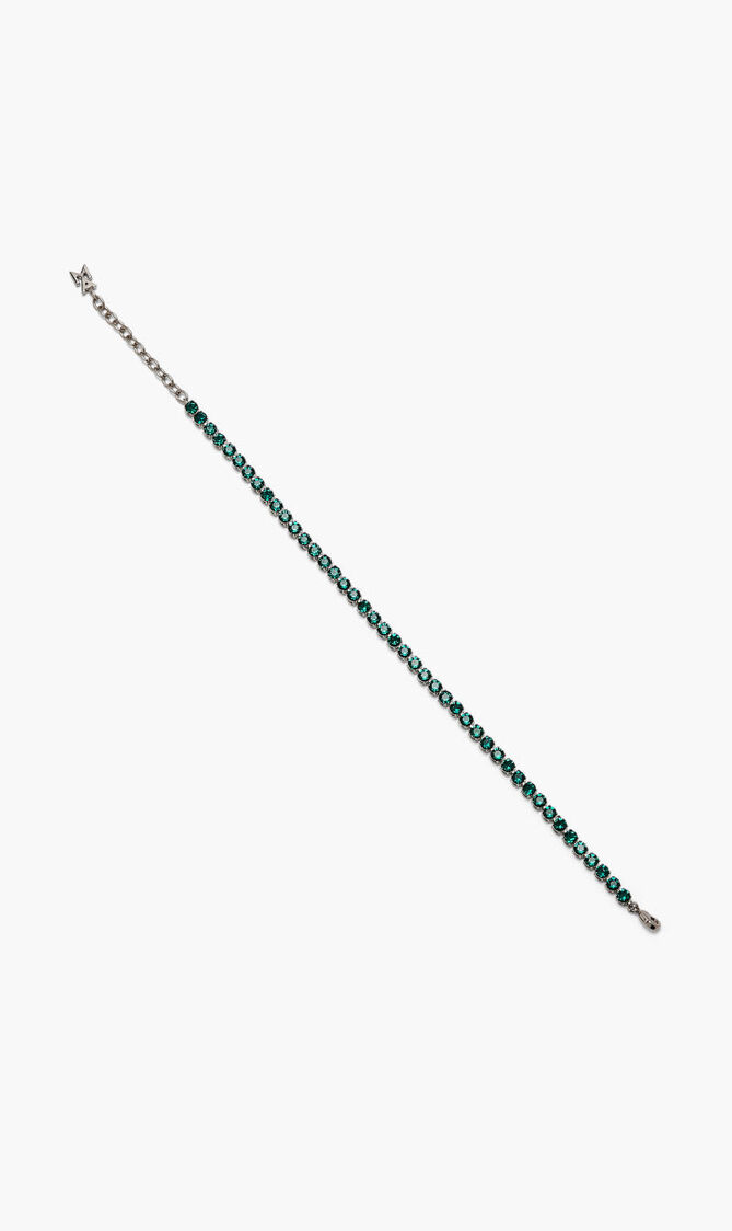 TENNIS ANKLET-EMERALD