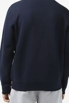 Classic Fit Logo Stripe Flannel Jogger Sweatshirt