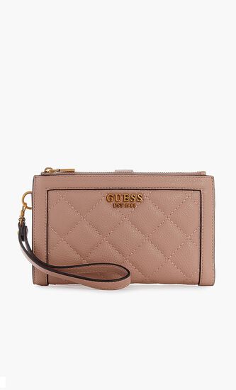Abey Quilted Long Zip Wallet