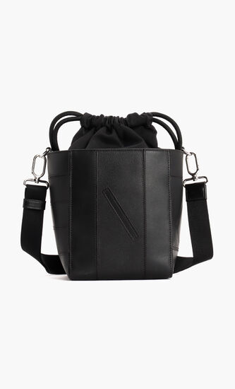 Pebble Leather Bucket Bag