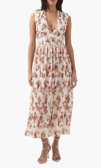 Becoming Bow Back Midi Dress
