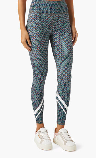 TORY SPORT PRINTED HIGH-RISE WEIGHTLESS 78 LEGGINGS