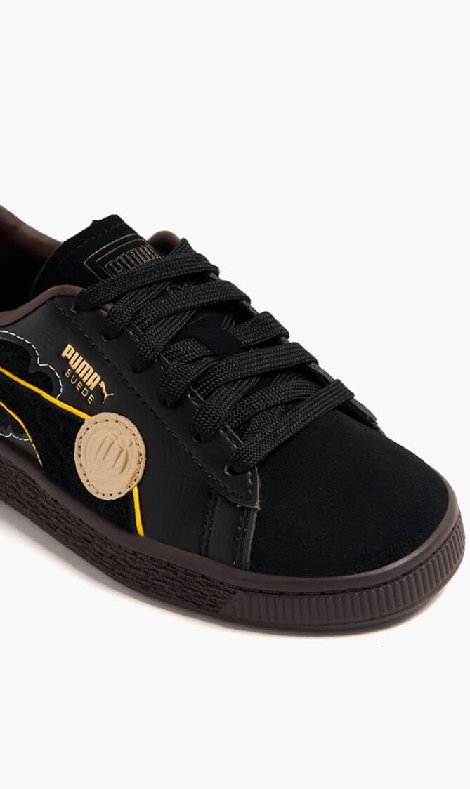 SUEDE 3 ONE PIECE JR FEATHER GRAY-PLATIN