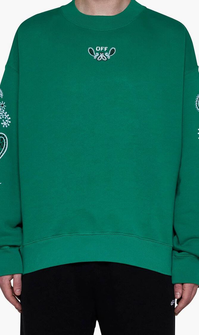 BANDANA ARR SKATE CREWNECK COLLEGE GREEN BANDANA ARR SKATE CREWNECK COLLEGE GREEN