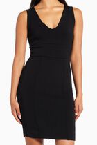 Sl V Neck Scuba Dress