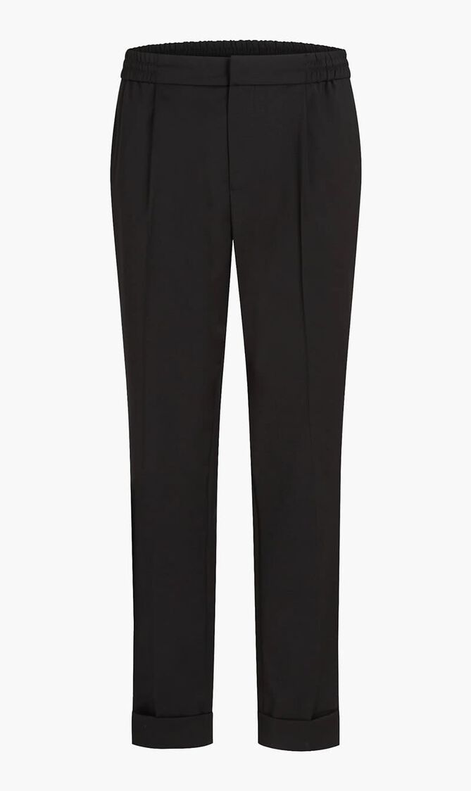 Casual Wool Blend Pants