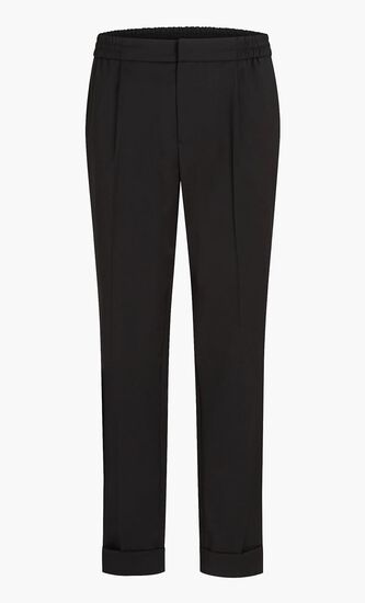 Casual Wool Blend Pants
