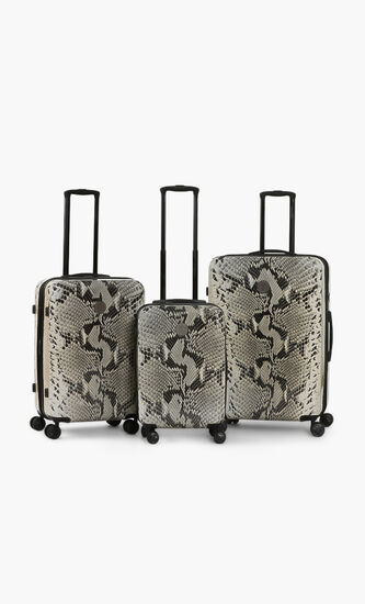 Lightweight Python Print Spinner Suitcase Set