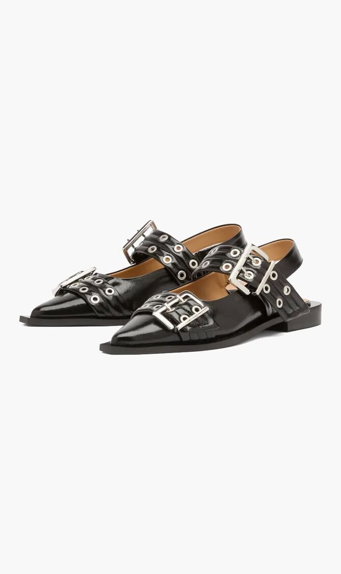 Feminine Buckle Ballerina