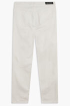 Tapered Jeans with Brand Logo Appliqué