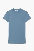 Slim Fit Ribbed Cotton T-shirt