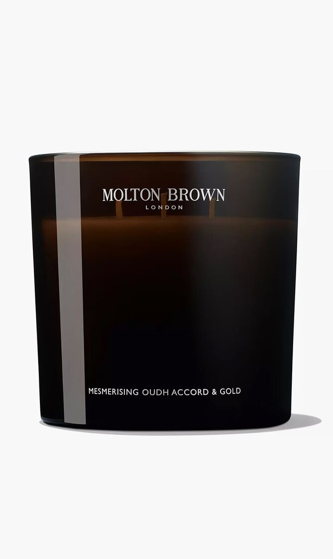 Mesmerising Oudh Accord & Gold Luxury Candle, Triple Wick