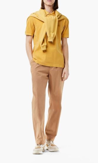 Classic Fit Cotton Pique Polo Shirt